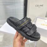 Dior Unisex CD Dio(r)Evolution Slide Black Quilted Cannage Calfskin - Imagen 10