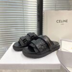 Dior Unisex CD Dio(r)Evolution Slide Black Quilted Cannage Calfskin - Imagen 5