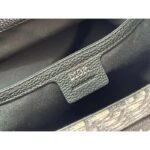 Dior Unisex CD Gallop Backpack Beige Black Oblique Jacquard Black Grained Calfskin - Image 10