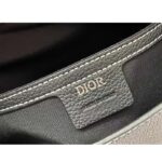 Dior Unisex CD Gallop Backpack Black Grained Calfskin Flap Front Saddle Flap - immagine 10
