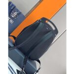 Dior Unisex CD Gallop Backpack Black Grained Calfskin Flap Front Saddle Flap - immagine 3