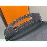 Dior Unisex CD Gallop Backpack Black Grained Calfskin Flap Front Saddle Flap - immagine 8