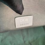 Dior Unisex CD Hit The Road Pet Carrier Bag Gray Diamond Canvas Smooth Calfskin - immagine 10