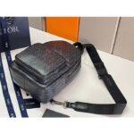 Dior Unisex CD Mini Rider Sling Bag Black CD Diamond Canvas – Bild 5