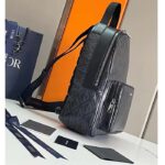 Dior Unisex CD Mini Rider Sling Bag Black CD Diamond Canvas – Bild 4