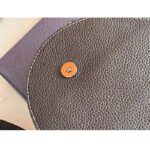 Dior Unisex CD Saddle Pouch Black Grained Calfskin Hallmark Saddle – Image 9