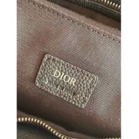Dior Unisex CD Saddle Soft Bag Beige Black Dior Oblique Jacquard (7)
