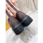 Fendi Women FF Domino Biker Boots Pink Nylon Polyamide Polyester 5 Cm Heel – Image 9