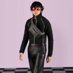 Gucci GG Unisex Ophidia Belt Bag Grey Black GG Supreme Canvas Double G – Bild 11