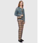 Gucci Unisex GG Mini Bag Interlocking G Beige Ebony GG Supreme Fabric - Image 11