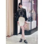 Gucci Women GG Loafer Interlocking G Shiny Black Leather Mid 6 Cm Heel - Image 13