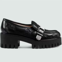 Gucci Women GG Matelassé Loafer Black Leather Low 2.5 Cm Heel (3)