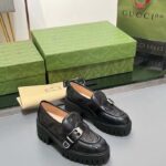 Gucci Women GG Matelassé Loafer Black Leather Low 2.5 Cm Heel – Bild 2
