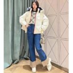 Gucci Women GG Matelassé Loafer Off White Leather Low 2.5 Cm Heel - Image 14