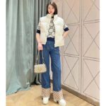 Gucci Women GG Matelassé Loafer Off White Leather Low 2.5 Cm Heel - Image 13