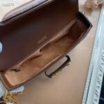 Gucci Women Horsebit 1955 Shoulder Bag Beige Ebony GG Supreme Canvas - Image 10