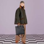 Gucci Unisex Medium Tote Bag Interlocking G Black GG Supreme Canvas – Image 12