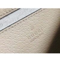 Gucci Women Ophidia Small Handbag Beige White GG Supreme Canvas Double G (7)