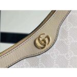 Gucci Women Ophidia Small Handbag Beige White GG Supreme Canvas Double G – Bild 11