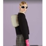 Gucci Women Ophidia Small Handbag Beige White GG Supreme Canvas Double G – Bild 14