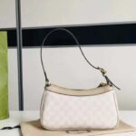 Gucci Women Ophidia Small Handbag Beige White GG Supreme Canvas Double G – Bild 3