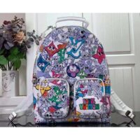 Louis Vuitton LV Unisex Backpack Multipocket Multicolor Monogram Comics Coated Canvas (2)