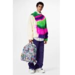 Louis Vuitton LV Unisex Backpack Multipocket Multicolor Monogram Comics Coated Canvas - immagine 11