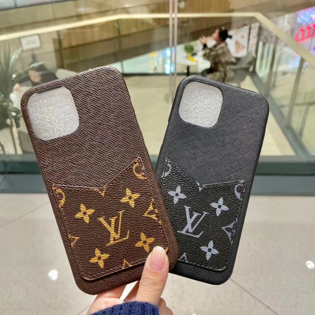 Louis Vuitton LV Unisex IPhone Bumper Pallas Brown Monogram Canvas Black  Calf Leather - LULUX