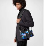 Louis Vuitton LV Unisex Keepall Bandoulière 25 Sunrise Eclipse Reverse Coated Canvas - immagine 13