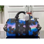 Louis Vuitton LV Unisex Keepall Bandoulière 25 Sunrise Eclipse Reverse Coated Canvas - immagine 3