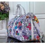 Louis Vuitton LV Unisex Keepall Bandoulière 50 Multicolor Monogram Coated Canvas Cowhide Leather - Image 4