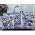 Louis Vuitton LV Unisex Keepall Bandoulière 50 Multicolor Monogram Coated Canvas Cowhide Leather - Image 2