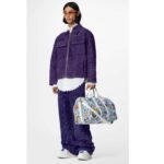 Louis Vuitton LV Unisex Keepall Bandoulière 50 Multicolor Monogram Coated Canvas Cowhide Leather - Image 11