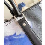 Louis Vuitton LV Unisex Keepall Bandoulière 55 Sunrise Monogram Eclipse Coated Canvas - immagine 9