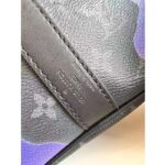 Louis Vuitton LV Unisex Keepall Bandoulière 55 Sunrise Monogram Eclipse Coated Canvas - immagine 10