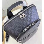 Louis Vuitton LV Unisex Michael Backpack NV2 Damier Infini Onyx Cowhide Leather - Imagen 4