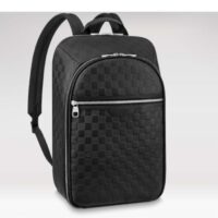 Louis Vuitton LV Unisex Michael Backpack NV2 Damier Infini Onyx Cowhide Leather (7)
