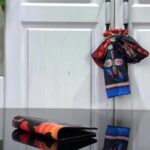 Louis Vuitton LV Unisex Passport Cover Red Sunset Monogram Eclipse Coated Canvas - immagine 5