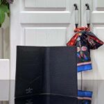 Louis Vuitton LV Unisex Passport Cover Red Sunset Monogram Eclipse Coated Canvas - immagine 6