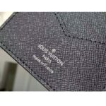 Louis Vuitton LV Unisex Passport Cover Red Sunset Monogram Eclipse Coated Canvas - immagine 9