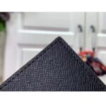 Louis Vuitton LV Unisex Passport Cover Red Sunset Monogram Eclipse Coated Canvas - immagine 10