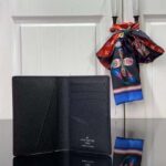 Louis Vuitton LV Unisex Pocket Organizer Blue Sunrise Monogram Eclipse Coated Canvas - Image 5