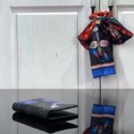 Louis Vuitton LV Unisex Pocket Organizer Blue Sunrise Monogram Eclipse Coated Canvas - Image 7