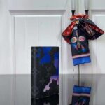 Louis Vuitton LV Unisex Pocket Organizer Blue Sunrise Monogram Eclipse Coated Canvas - Image 4