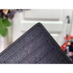 Louis Vuitton LV Unisex Pocket Organizer Red Sunset Monogram Eclipse Coated Canvas - immagine 9