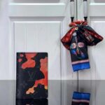 Louis Vuitton LV Unisex Pocket Organizer Red Sunset Monogram Eclipse Coated Canvas - immagine 3