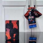 Louis Vuitton LV Unisex Pocket Organizer Red Sunset Monogram Eclipse Coated Canvas - immagine 2