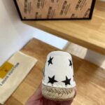 Louis Vuitton LV Unisex Starboard Flat Espadrillas Black White Printed Canvas Rope Rubber – Image 8