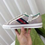Louis Vuitton LV Unisex Tennis 1977 Jumbo GG Sneaker Beige Lilac Jumbo GG Canvas - Image 10