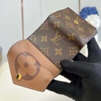 Louis Vuitton LV Unisex Zoe Wallet Monogram Reverse Coated Canvas Cowhide Leather (4)